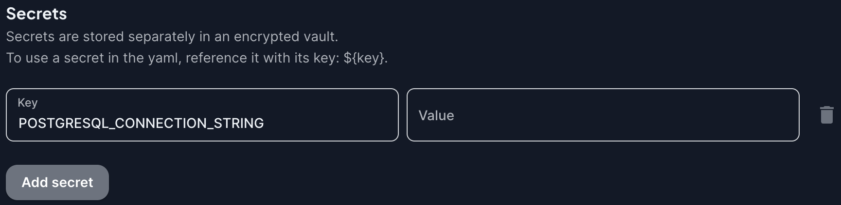 Configure Destination